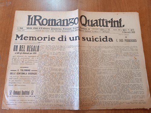 Romanzo quattrini 871 - quattrini,