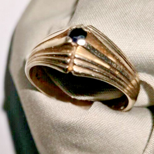 Anello uomo oro bianco 18 - anello,