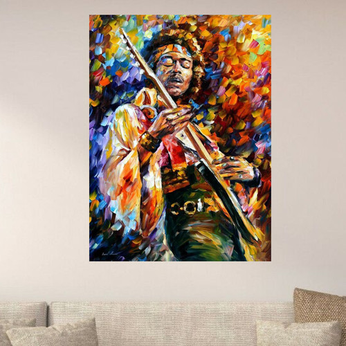Leonid afremov jimi - afremov, hendrix