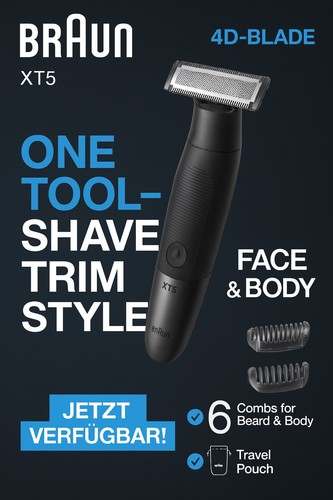 Braun xt5 rasoio - 4d-blade, per