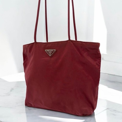 Borsa prada triangolo logo - borsa,