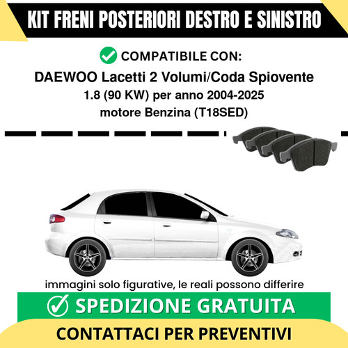 Pastiglie freno posteriori - pastiglie,
