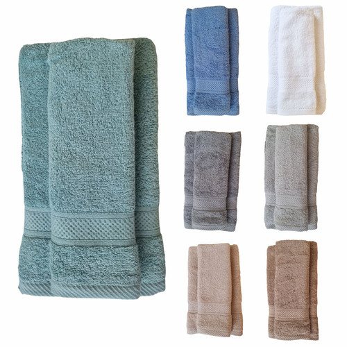 Set asciugamani bagno - 1+1,