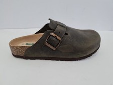 Bionatura Sabot Uomo in Pelle Ingrassata , 11VEGAS-IMB-CHVBOS - (Crazy Horse Ver