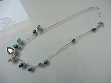 Collana Elegante Con Pendenti