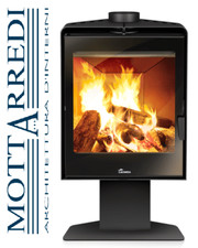 Stufa a legna angolare 10 kw