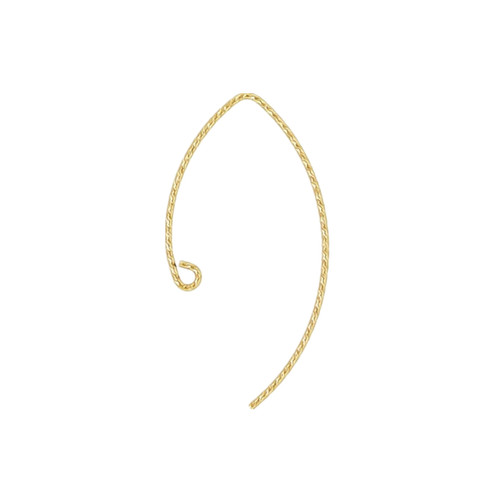 Orecchio scintillante oro 14 - 2,