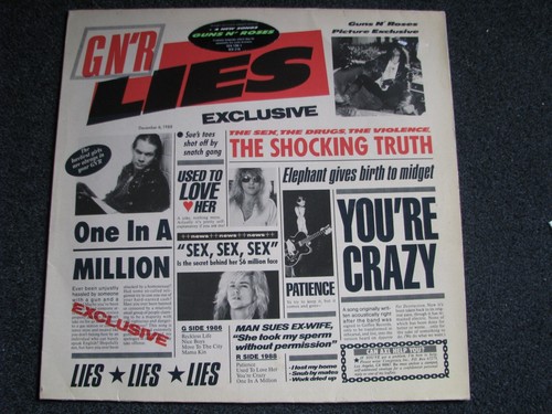 Guns roses lies - n, lp-1988
