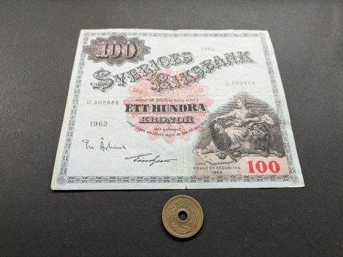 Banconota svezia 1962 100 - banconota,