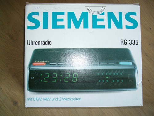 Radio orologio vintage siemens - orologio,