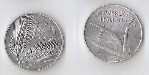 Italy lire 1956 - italy,