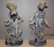 Coppia di statue in ceramica