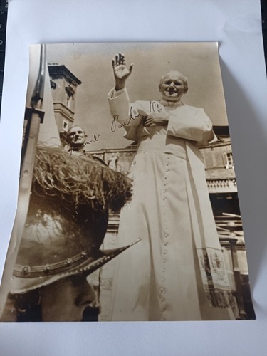 Foto firmata papa - firmata,