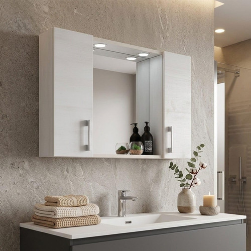 Specchio bagno contenitore - specchio,