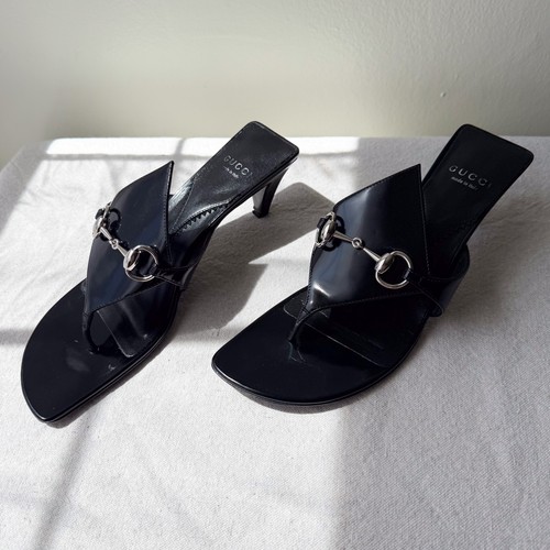 Gucci mariame horsebit sandali - gucci,