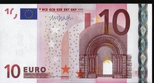 GERMANIA BANCONOTA 10 EURO "X"