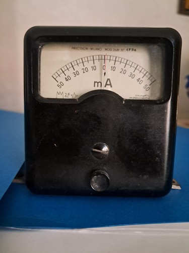 Milliamperometro 50 ma - milliamperometro, 50-0-50