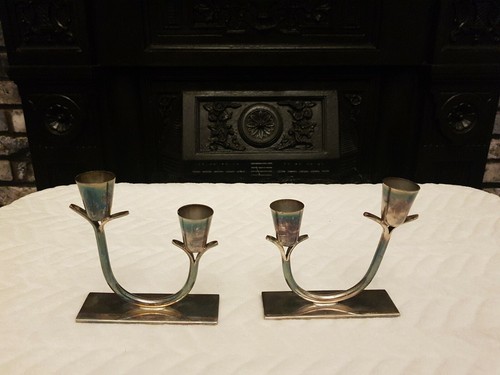 Coppia eleganti candelabri - coppia,