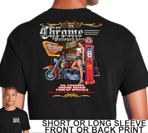 Shirt uomo moto ragazza sexy - t-shirt,