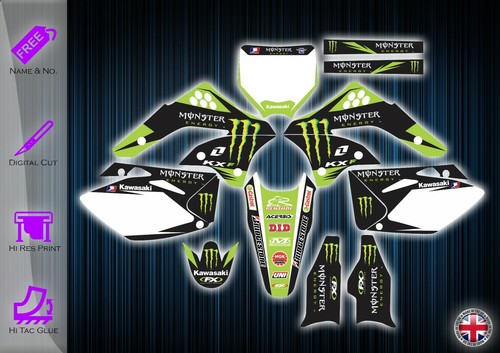 Adesivi kawasaki kxf450 kit - kxf450,