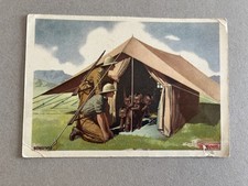 T) Cartolina formato grande pubblicitaria tende Moretti Boccasile DIFETTO 