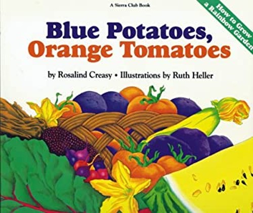 Blue potatoes orange tomatoes - orange,