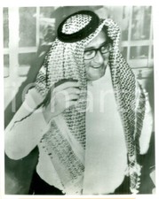 1974 GIORDANIA Henry KISSINGER indossa una kefiah *Fotografia