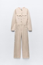 NWT ZARA LONG FLOWY JUMPSUIT M