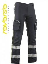 Pantalone Protezione Civile Blu + Rifiniture Gialle  TREK LIGC Reverse 522UT