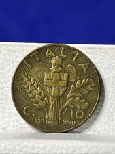 C.10 CENTESIMI 1939  ITALIA