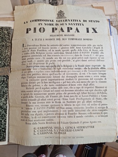 Manifesto 1849 triumvirato - 1849,