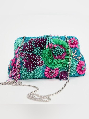 Borsa tracolla zara floreale - tracolla,