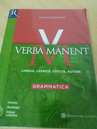 Libro scolastico verba - scolastico,