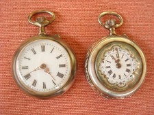 LOTTO DI  2 OROLOGIO DA TASCA PER DONNA EPOCA '900