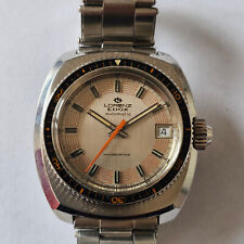 LORENZ EDOX-HYDROSTAR-AUTOMATIC-37 MM-ACCIAIO-LUNETTA BAKELITE-SUB 200M-ETA 2472