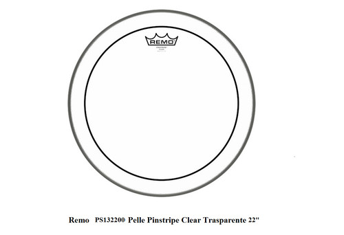 Remo ps132200 pinstripe clear - remo,