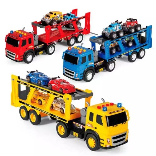 Camion bisarca giocattolo - bisarca, luci