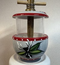 Macina erbe ceramica vintage