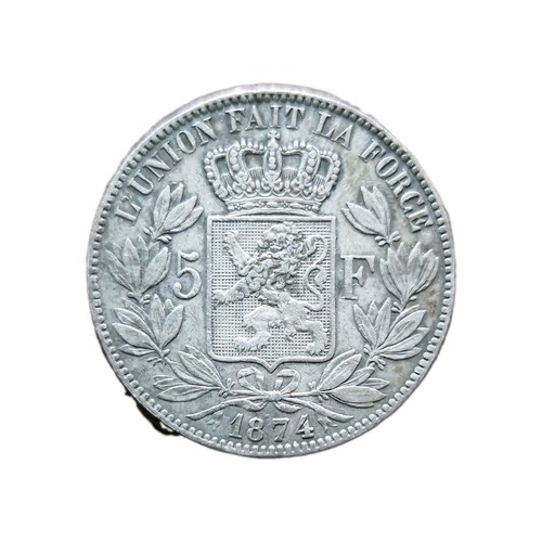 Belgio moneta franchi 1874 - belgio,