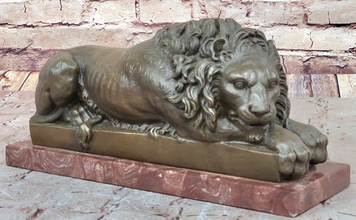 Scultura figurina leone - scultura,