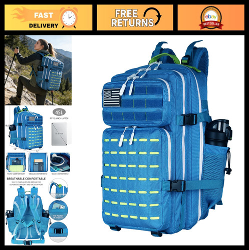 Zaino militare tattico 45l 25l - militare,