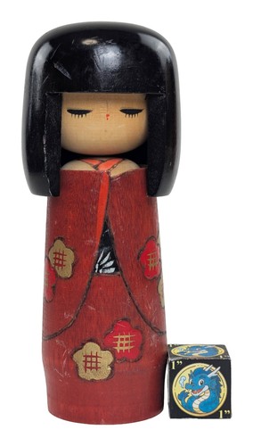 Bambola creativa kokeshi - bambola,