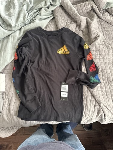 Shirt adidas crayloa nera - t-shirt,