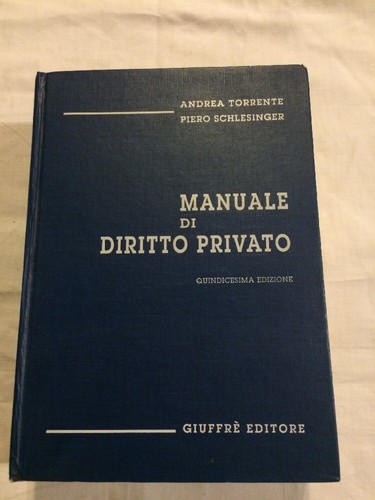 Libro manuale diritto - libro,