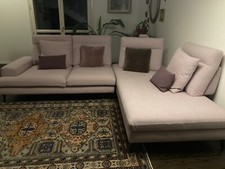 divano angolare moderno Le comfort Emmet ,rosa antico