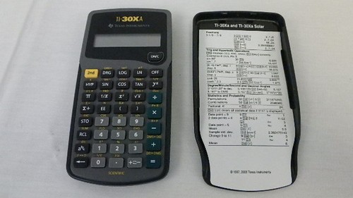Texas instruments 30xa - texas, ti-30xa