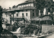 1960 PONTE DI LEGNO Particolare Fiume Oglio Mulino Brescia Cartolina