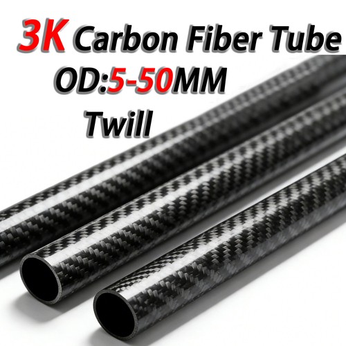 Tubo fibra carbonio - di, 3k