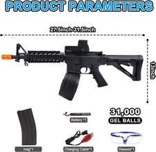 M416 (Nero/Cachi) Gel Ball