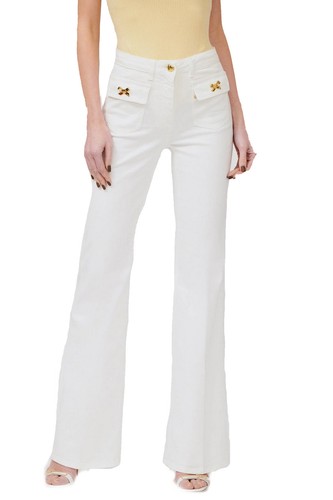 Elisabetta franchi white jeans - elisabetta,